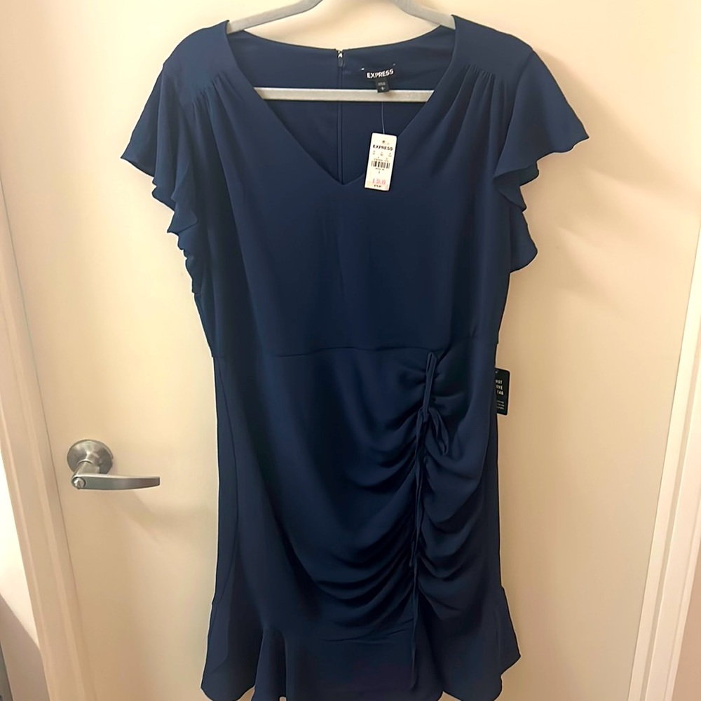 Express Dress. Navy Blue. Size Large.